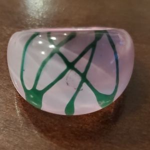 Vintage lucite ring